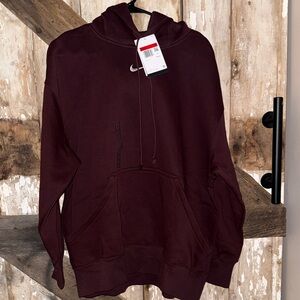 NWT Nike Women’s Phoenix Burgundy Hoodie